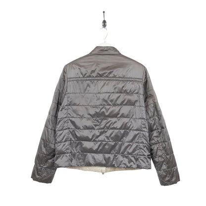 Prada Logo Plaque Quilted Puffer Jacket