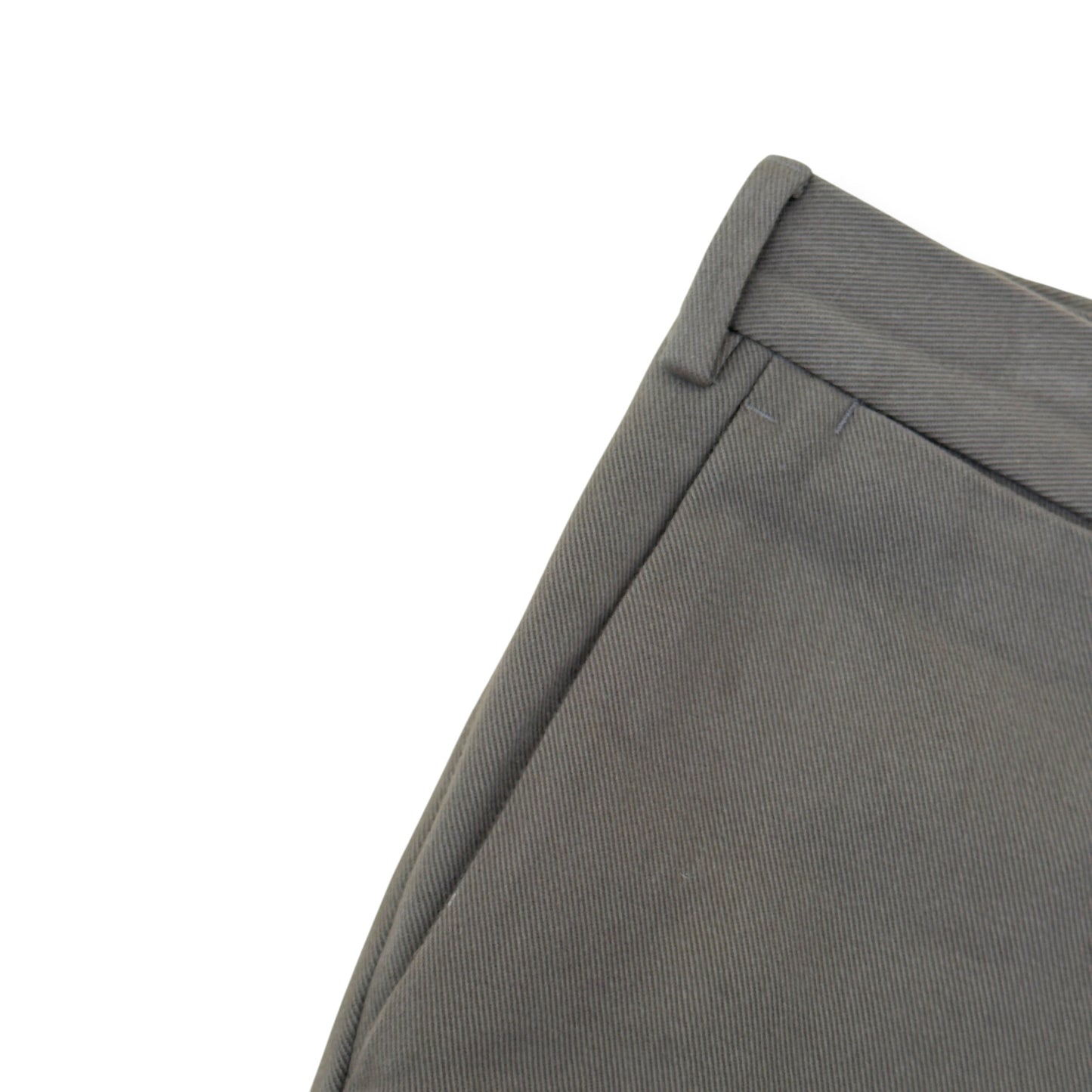 THOM SWEENEY COTTON TROUSERS OLIVE 50 / M | Medium, Olive