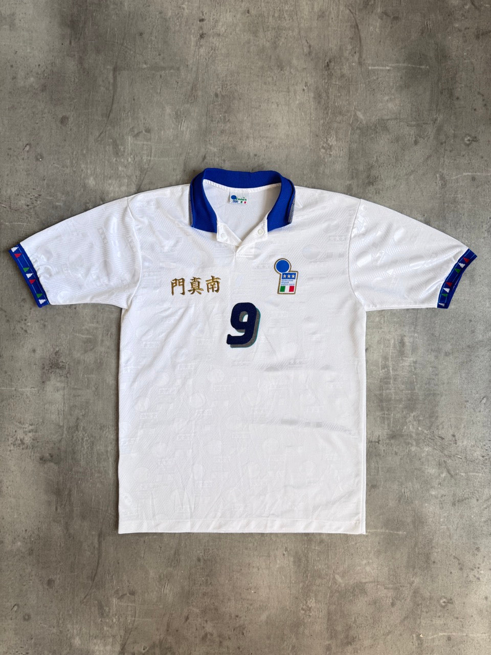 1994 Italy x Diadora "9" Away Football Shirt