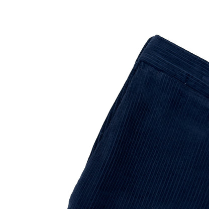 THOM SWEENEY CORDUROY  COTTON BLEND TROUSERS NAVY 50 / M | Medium, Navy