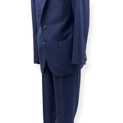 THOM SWEENEY WOOL SUIT NAVY 54 / XL | XL, Navy