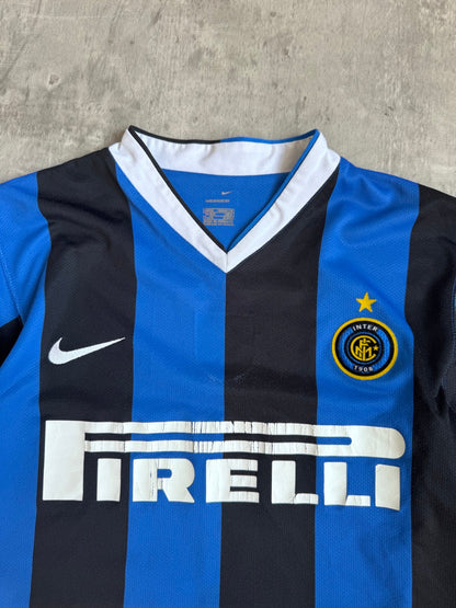 2006/2007 Inter Milan x Nike "Ibrahimovic 8" Home Football Shirt