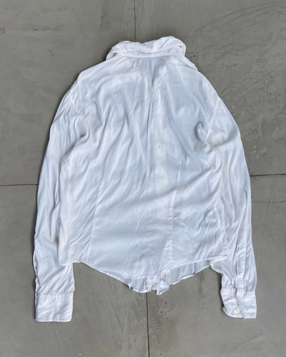 JUST CAVALLI 2000'S NAKED PRINT SHIRT - L | Large, White