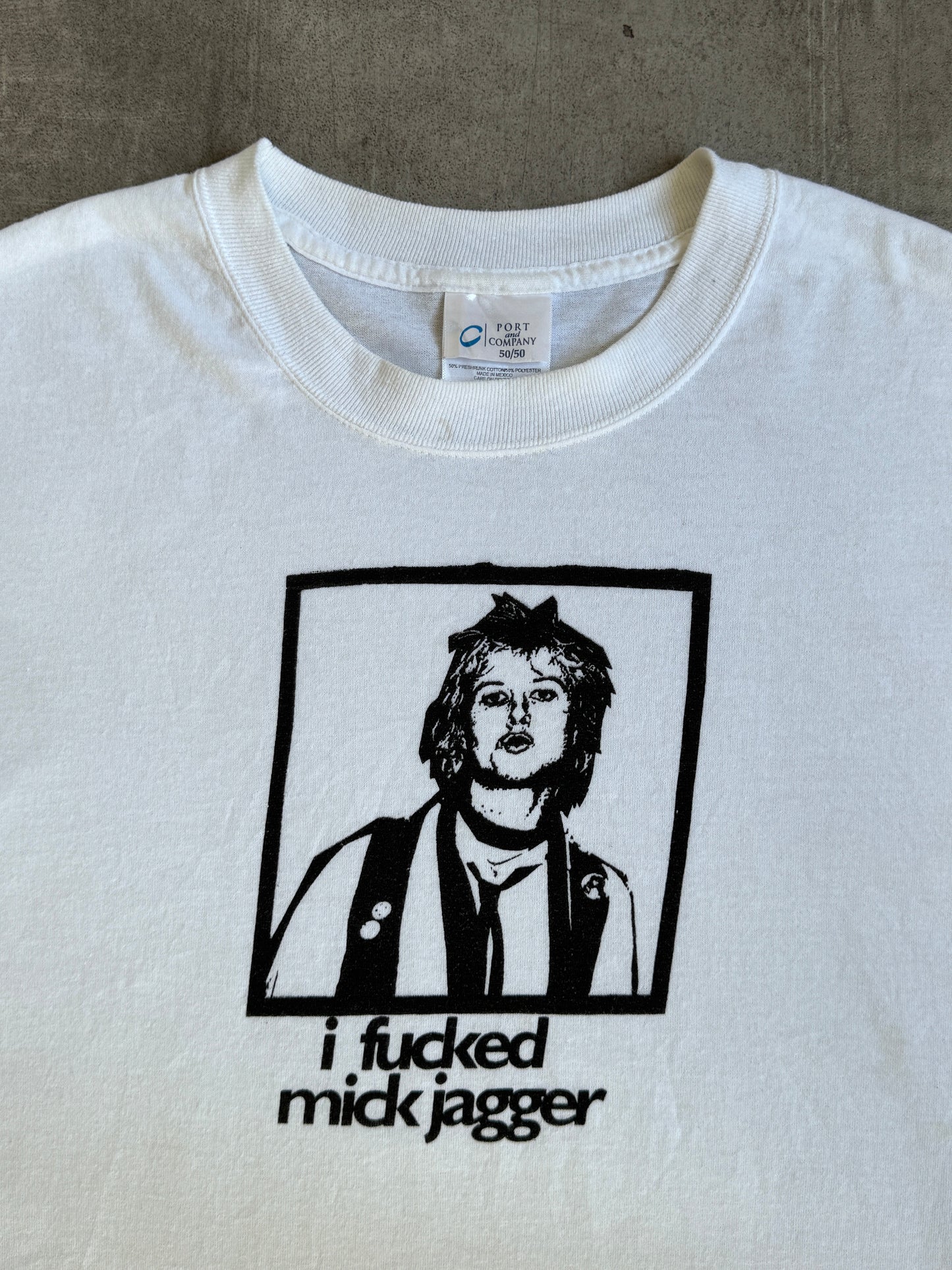 2000s Anita Pallenburg 'I F*cked Mick Jagger' Graphic Tee