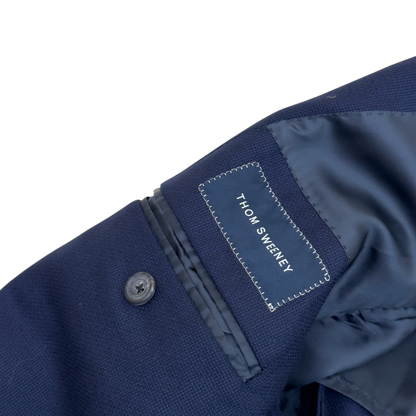 THOM SWEENEY WOOL SUIT NAVY 54 / XL | XL, Navy