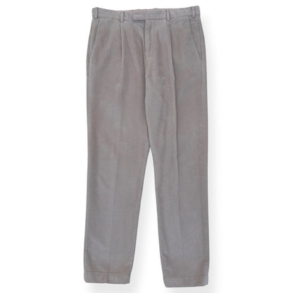 THOM SWEENEY CORDUROY COTTON BLEND TROUSERS CREAM 48 / S | Small, Cream