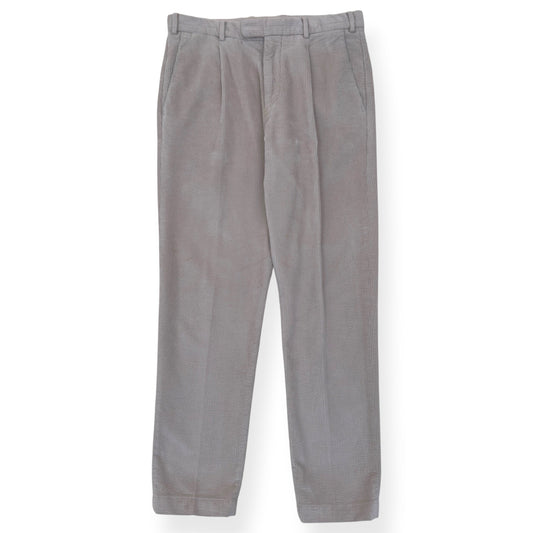 THOM SWEENEY CORDUROY COTTON BLEND TROUSERS CREAM 48 / S | Small, Cream