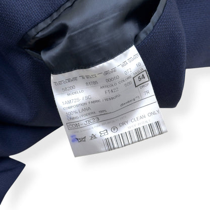 THOM SWEENEY WOOL SUIT NAVY 54 / XL | XL, Navy