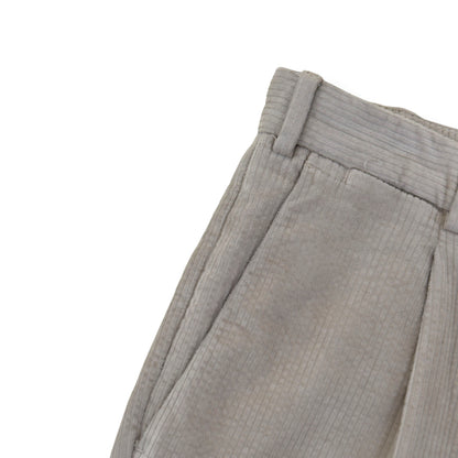 THOM SWEENEY CORDUROY COTTON BLEND TROUSERS CREAM 48 / S | Small, Cream