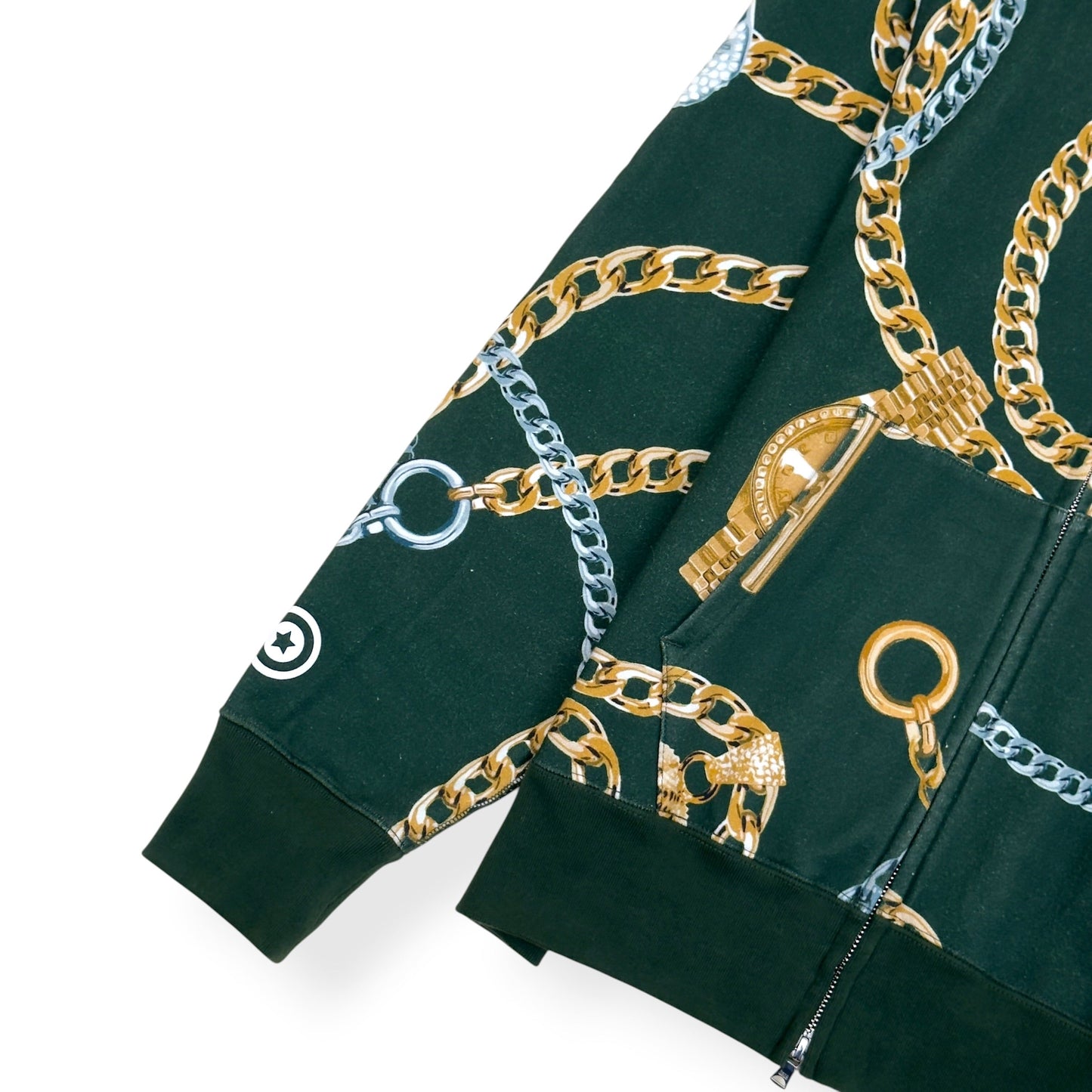 BAPE SHARK FULL-ZIP HOODIE GREEN M | Medium, Green