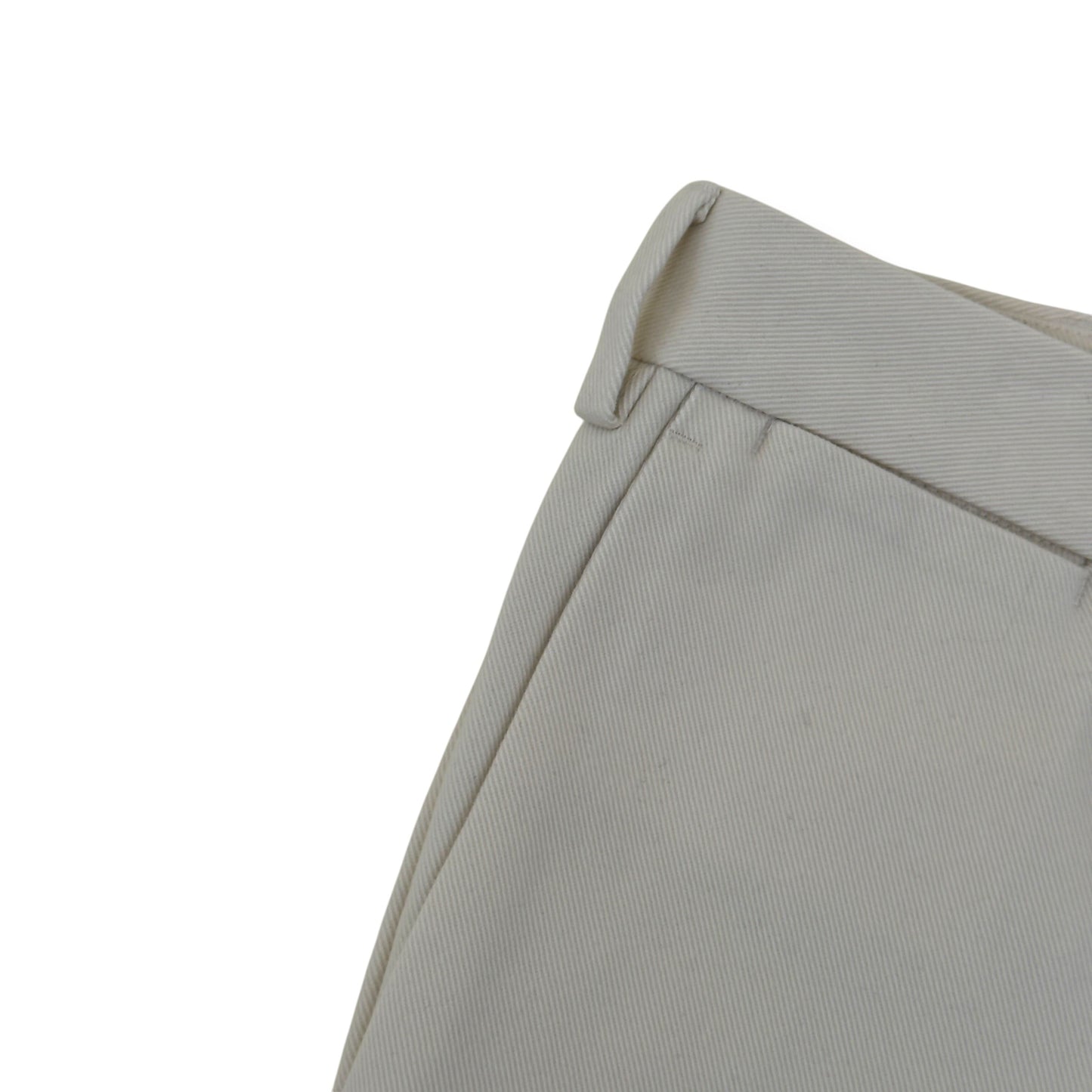 THOM SWEENEY COTTON TROUSERS CREAM 50 / M | Medium, Cream