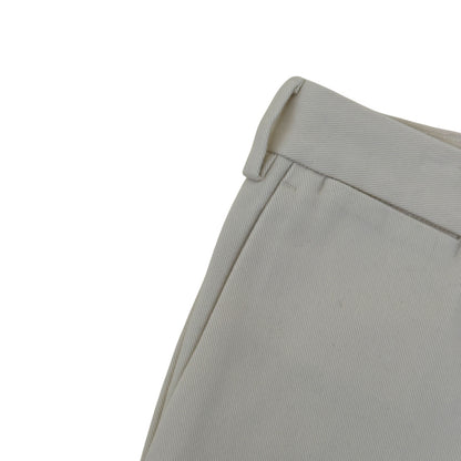 THOM SWEENEY COTTON TROUSERS CREAM 50 / M | Medium, Cream