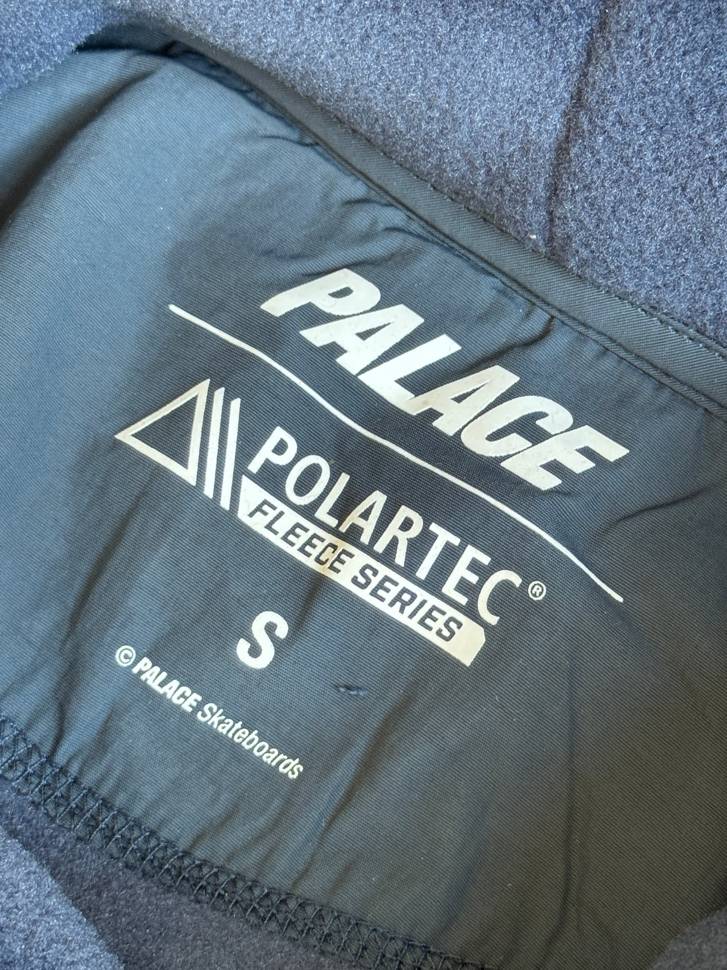 Palace Polartec Slate Blue Hooded Fleece