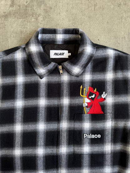 S/S 2021 Palace Devil Plaid Zip Up Jacket