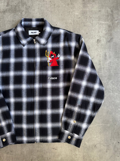 S/S 2021 Palace Devil Plaid Zip Up Jacket