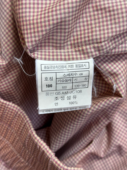 Christian Dior Nylon Orange Check Lighweight Bomber Jacket