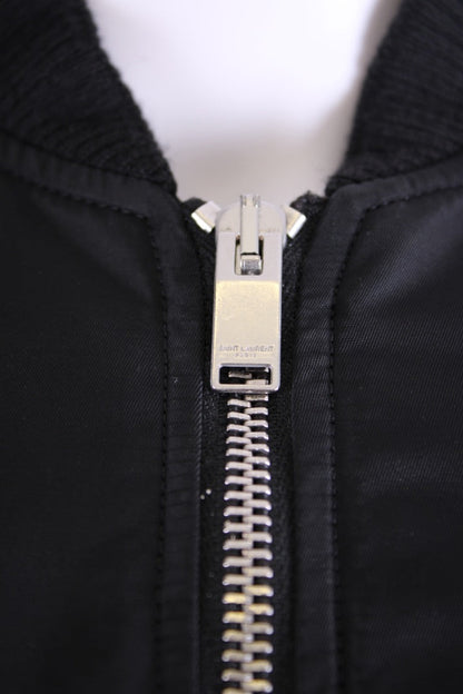 Black Saint Laurent Bomber Jacket, S | Default Title, Black