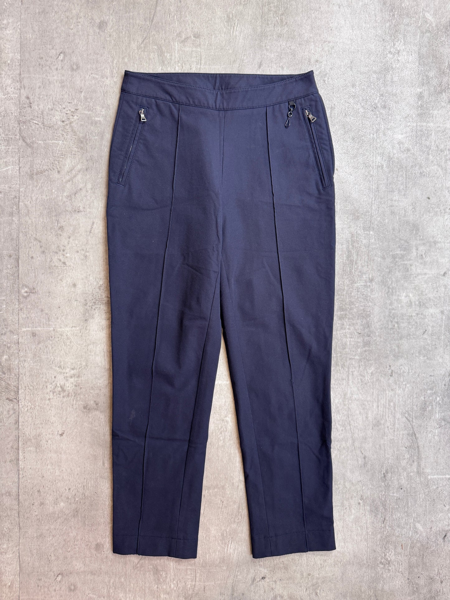 Prada Navy Stretch Capri's