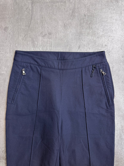 Prada Navy Stretch Capri's
