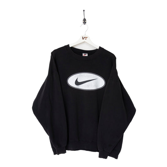 90s Nike Black Swoosh Sweater