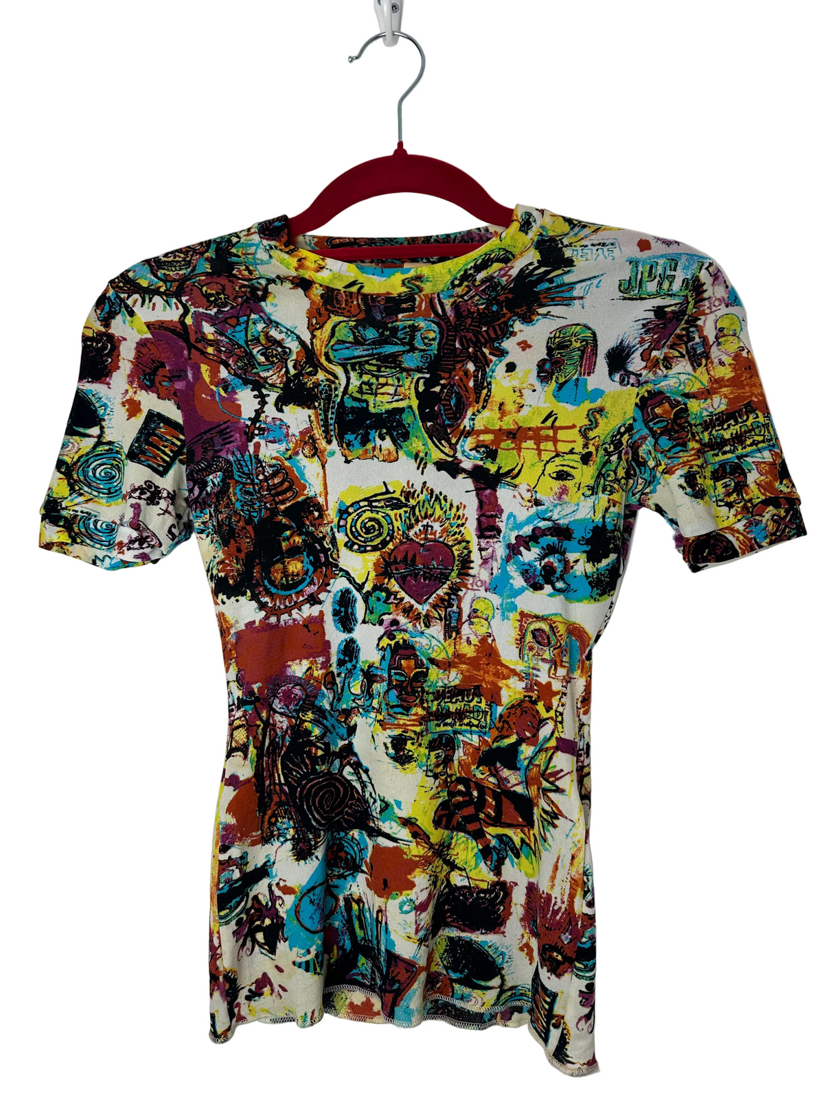 Multicoloured Jean Paul Gaultier Top on a red hanger