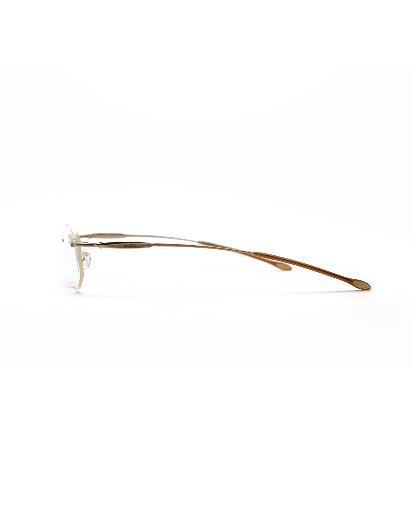 Krizia rimless optical frame | O/S, Gold