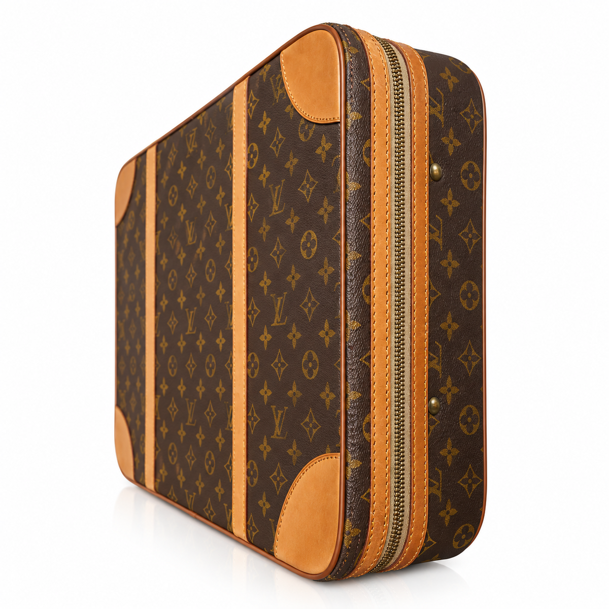 1980s Louis Vuitton Monogram Stratos 50 Suitcase | O/S, Brown