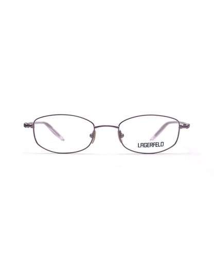 Lagerfeld optical frame | O/S, Plum
