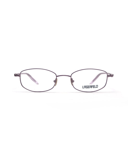 Lagerfeld optical frame | O/S, Plum