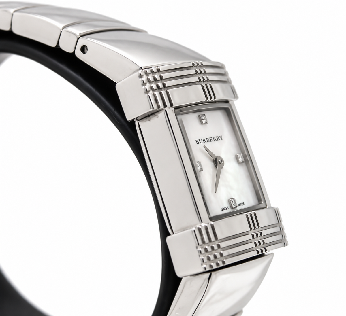 Burberry BU4500 Mother Of Pearl Dial Steel Bracelet Watch(762-BUR-L). LWM864 | O/S, Silver
