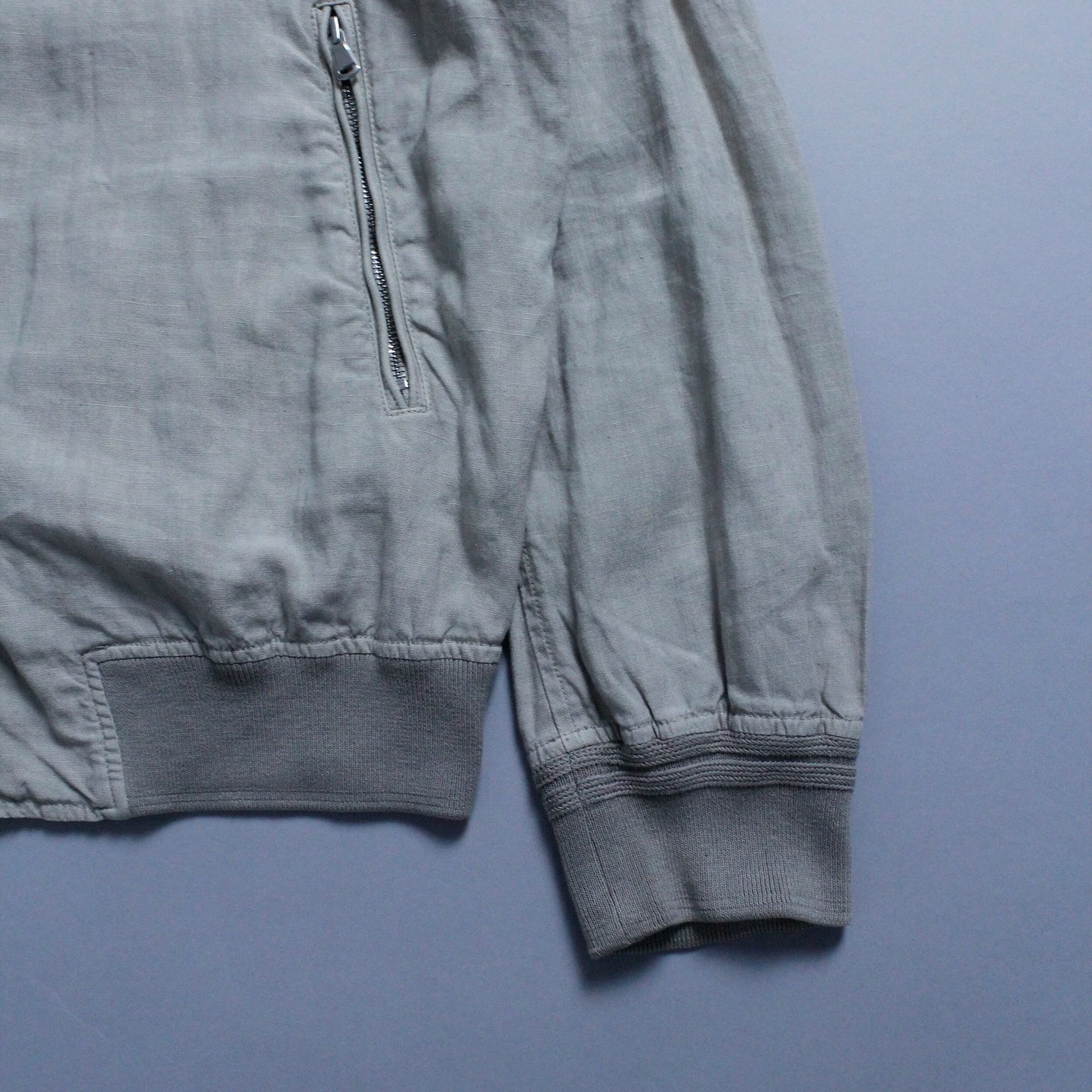 S/S 2005 C.P. COMPANY Linen Zip Up Flight Jacket