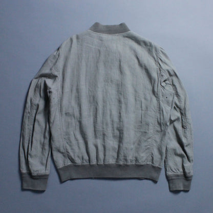 S/S 2005 C.P. COMPANY Linen Zip Up Flight Jacket
