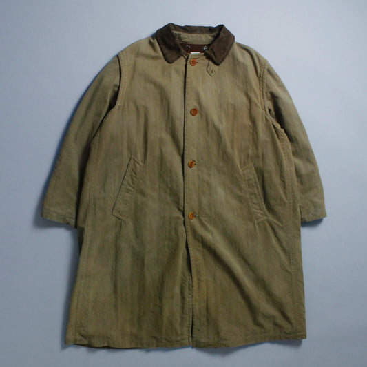 A/W 1989 C.P. COMPANY Rubber Wool Trench Coat