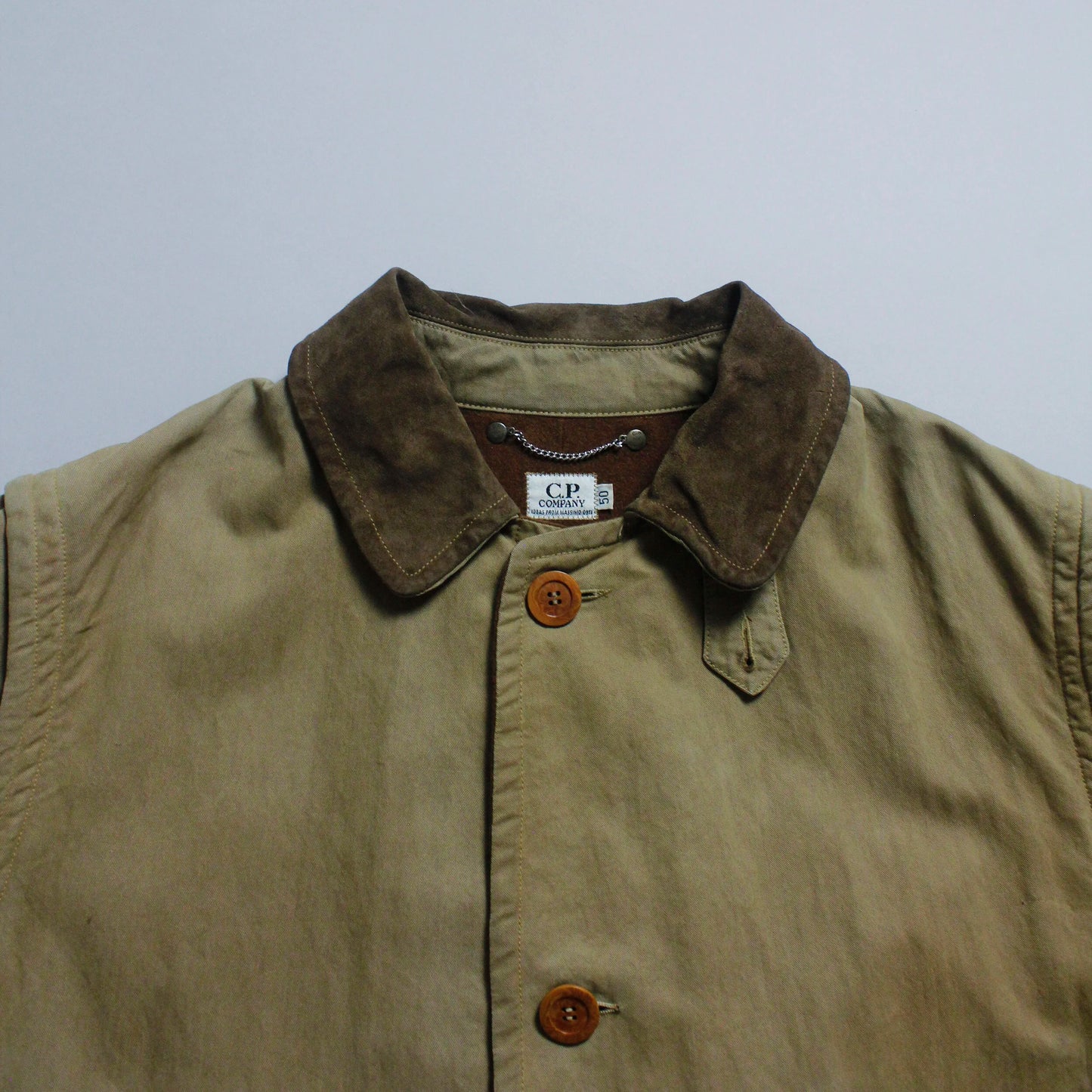 A/W 1989 C.P. COMPANY Rubber Wool Trench Coat