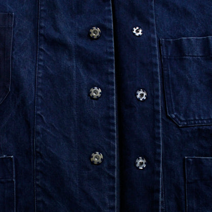 S/S 1984 Denim Marina Multi Pocket Cropped Chore Jacket