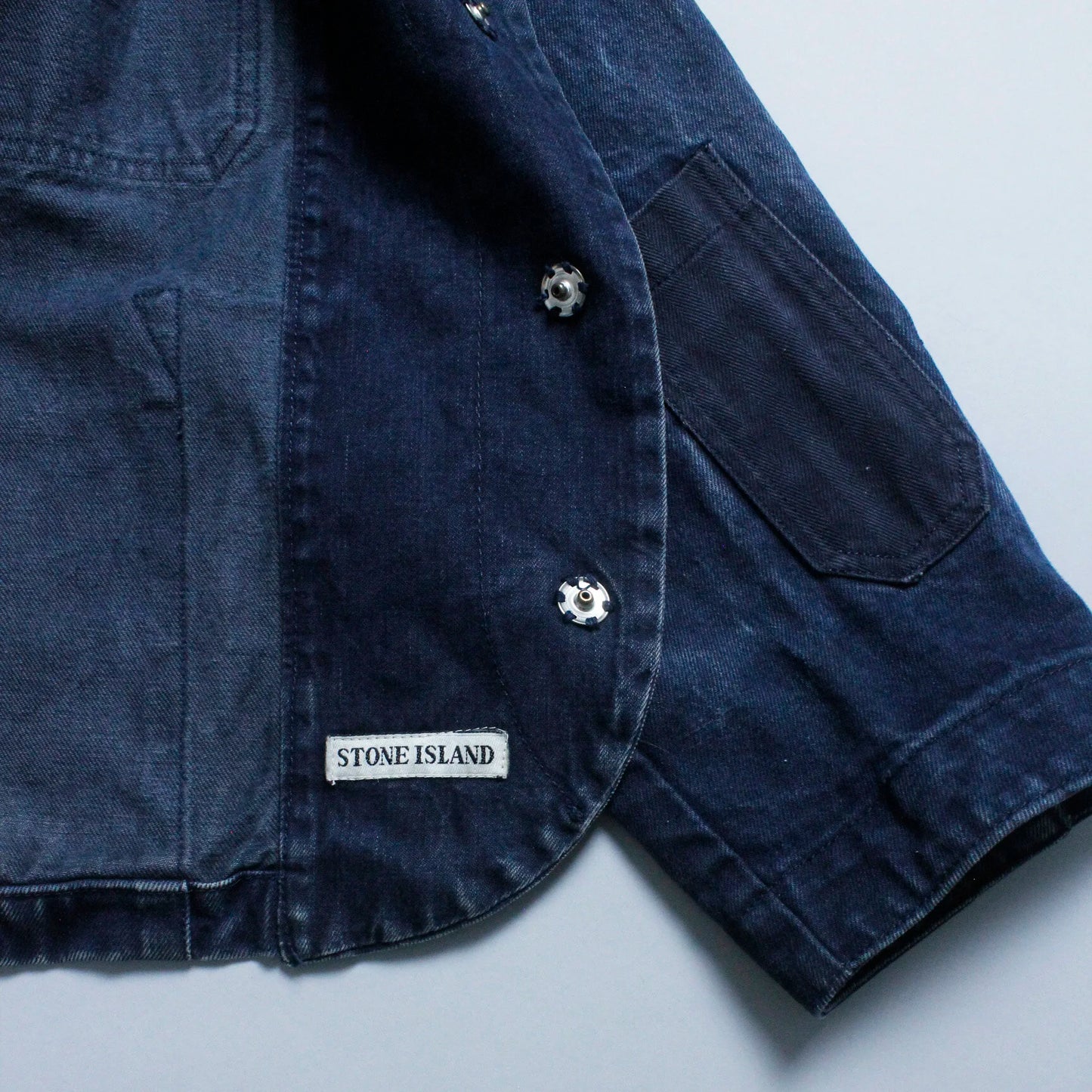 S/S 1984 Denim Marina Multi Pocket Cropped Chore Jacket