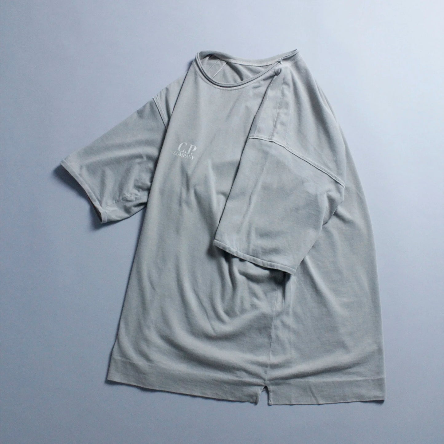S/S 2005 C.P. COMPANY Rolled Collar Spell Out T-shirt