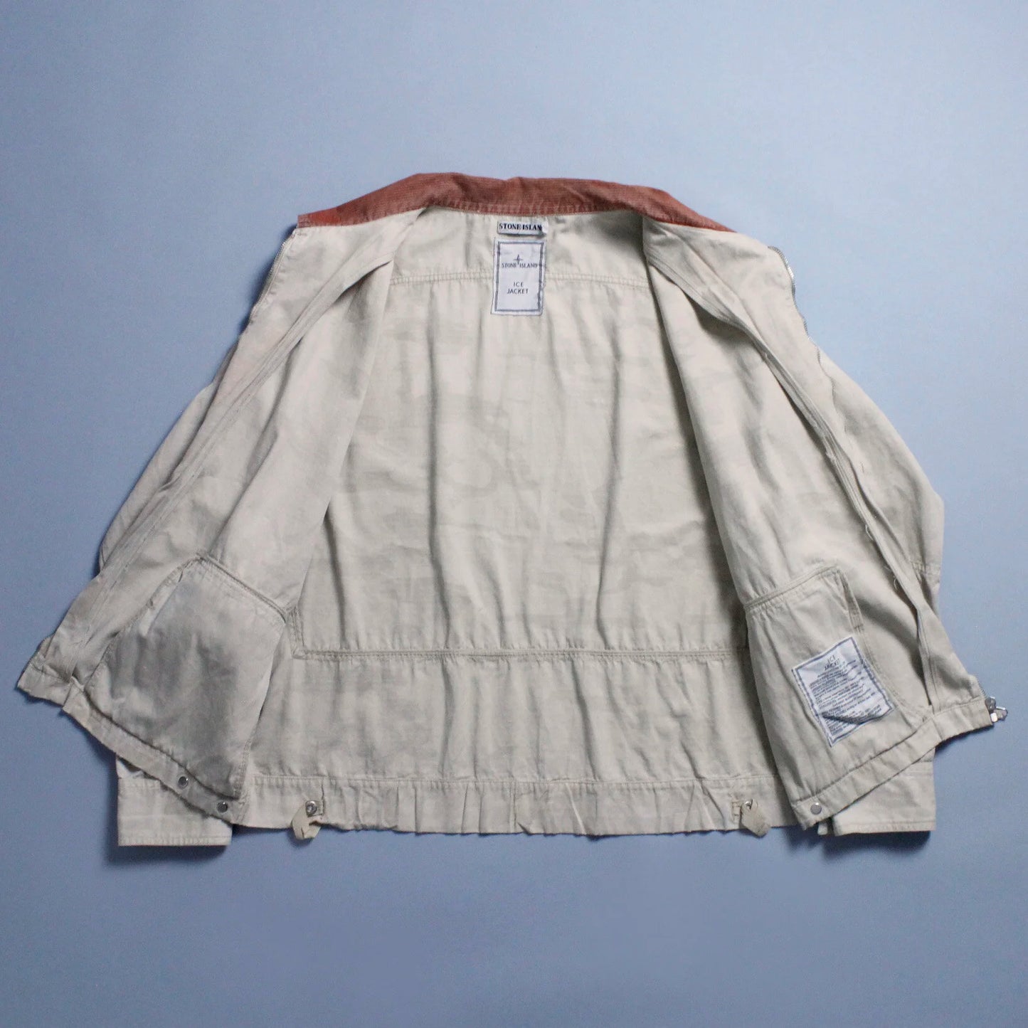 S/S 1990 Ice Camouflage Bomber Harrington Jacket