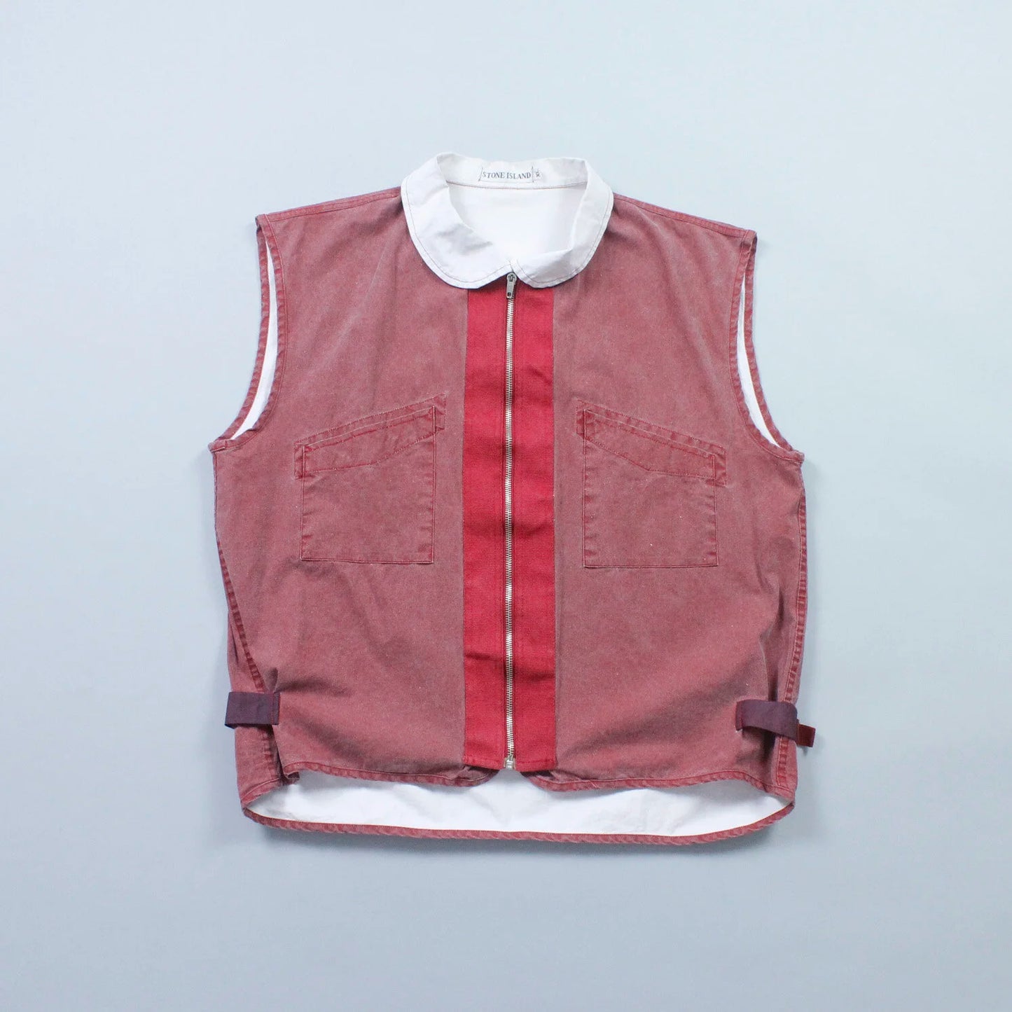 S/S 1992 Tela Stella Marina Spell Out Flight Vest