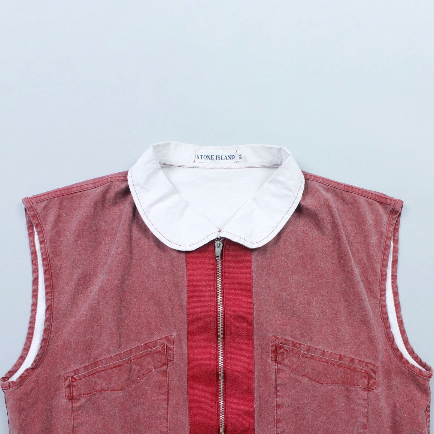 S/S 1992 Tela Stella Marina Spell Out Flight Vest