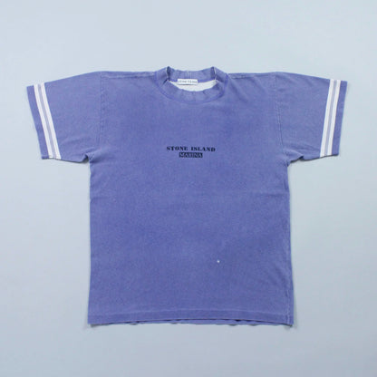 S/S 1988 Marina Stencil Spell Out Mock Neck T-shirt