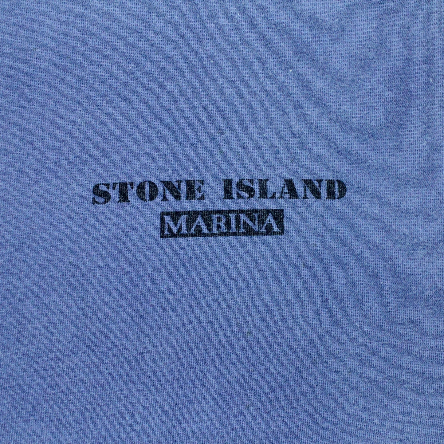 S/S 1988 Marina Stencil Spell Out Mock Neck T-shirt