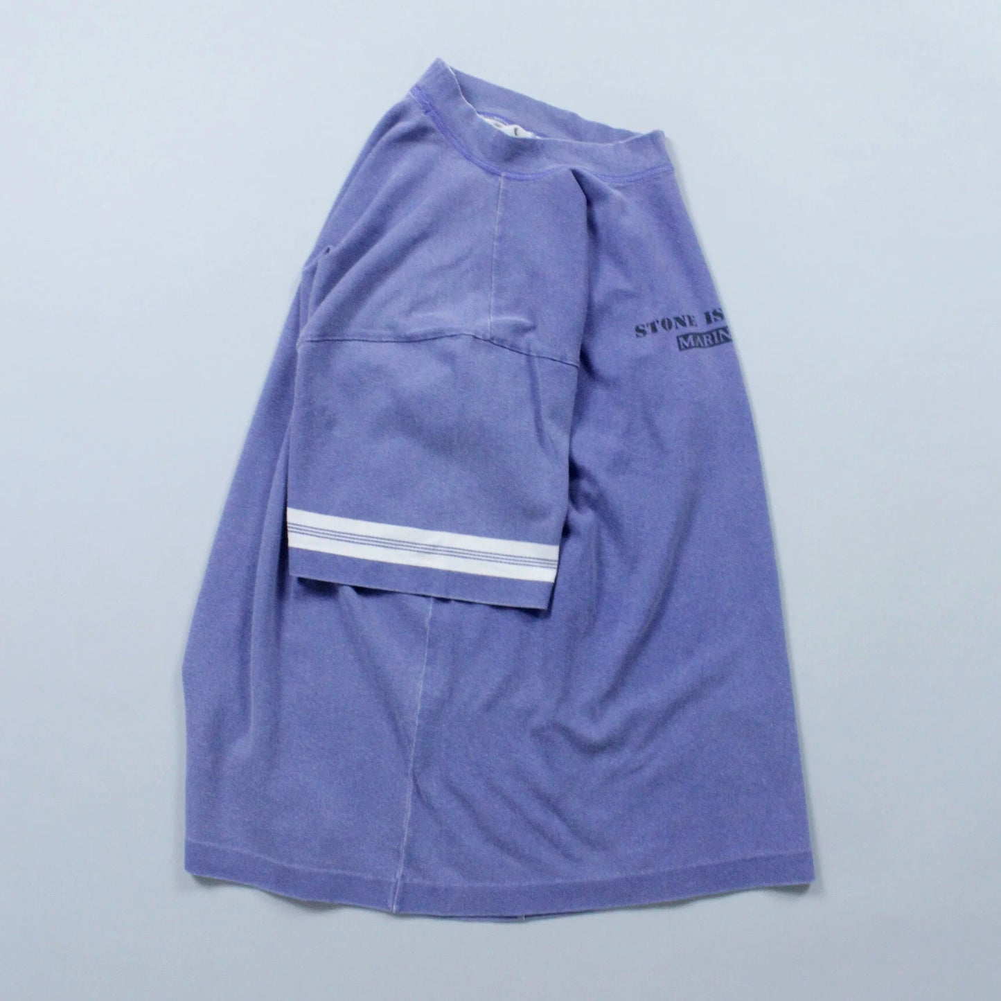 S/S 1988 Marina Stencil Spell Out Mock Neck T-shirt