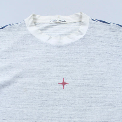 S/S 1987 Marina Box Logo Two Tone Mock Neck T-shirt