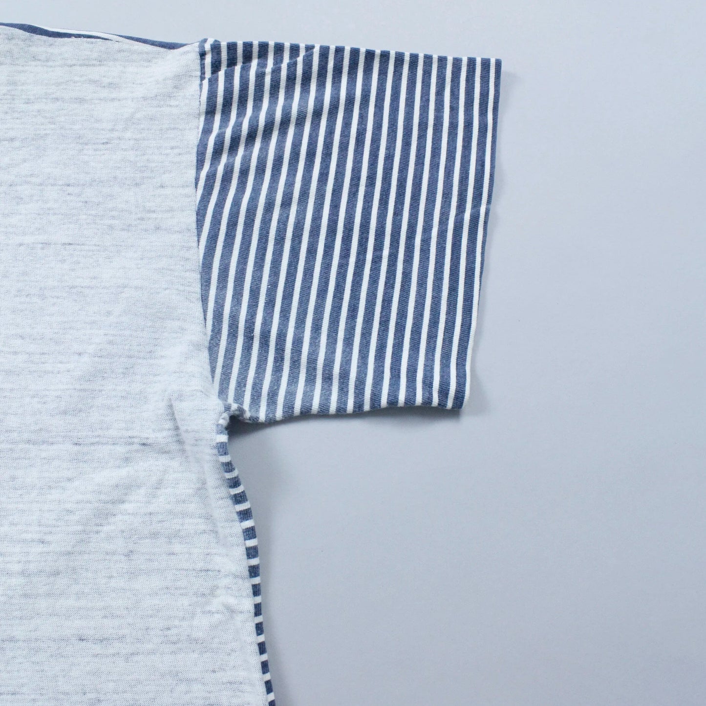 S/S 1987 Marina Box Logo Two Tone Mock Neck T-shirt