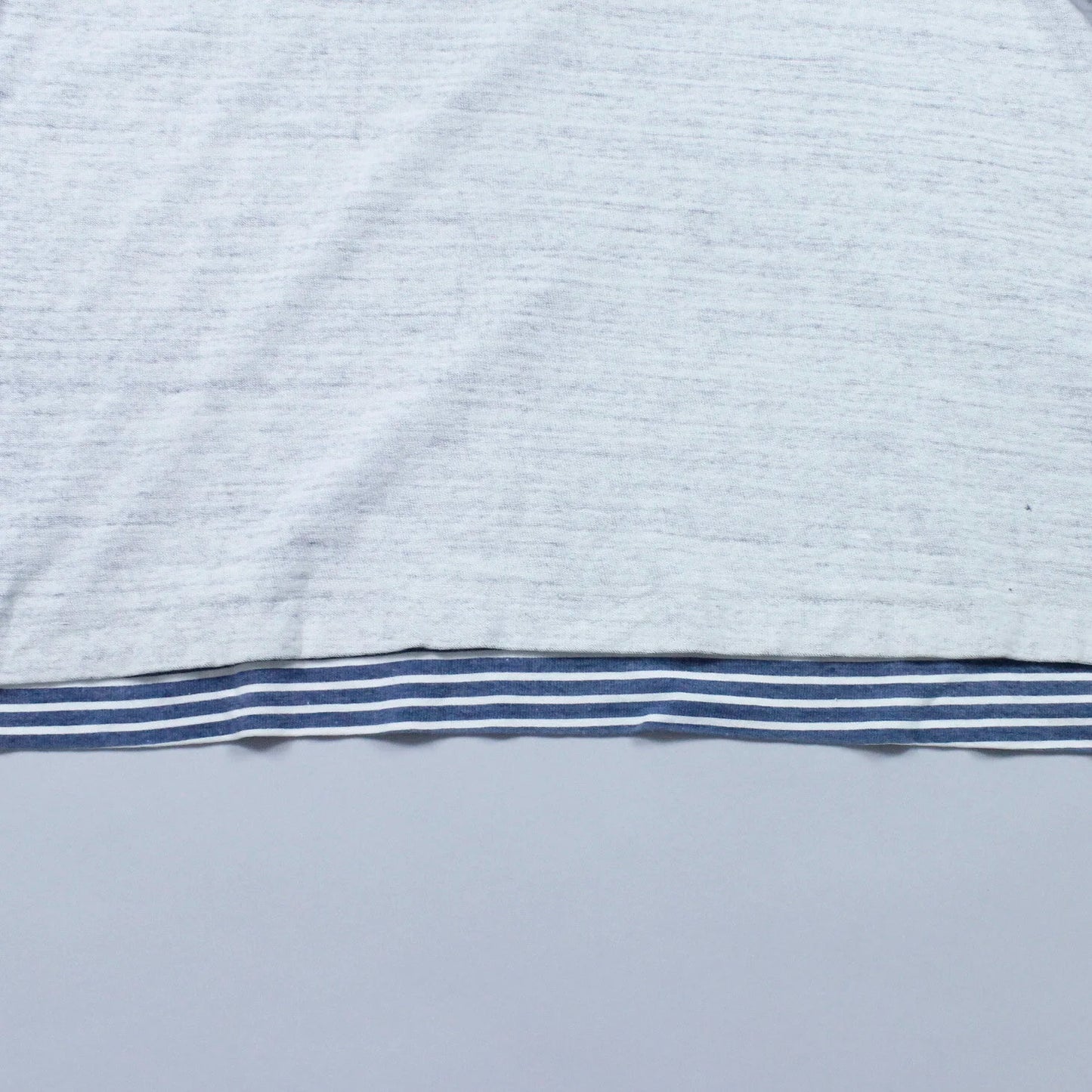 S/S 1987 Marina Box Logo Two Tone Mock Neck T-shirt