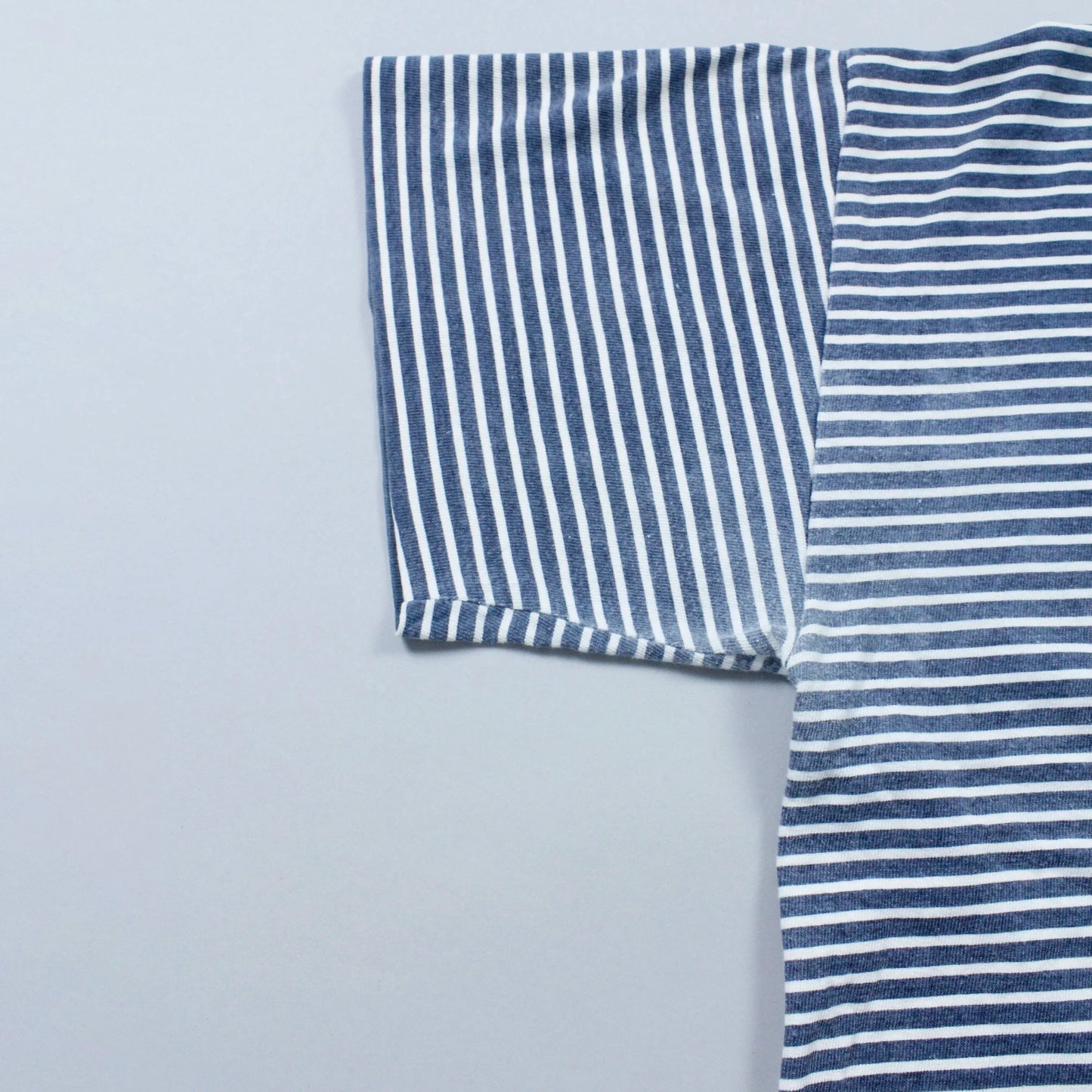 S/S 1987 Marina Box Logo Two Tone Mock Neck T-shirt