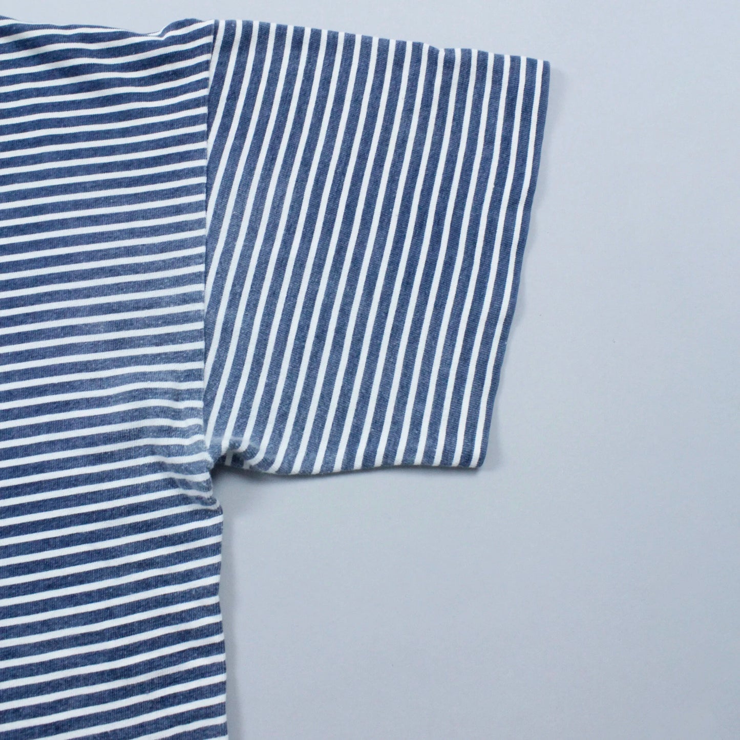 S/S 1987 Marina Box Logo Two Tone Mock Neck T-shirt