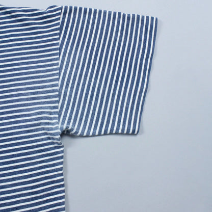 S/S 1987 Marina Box Logo Two Tone Mock Neck T-shirt