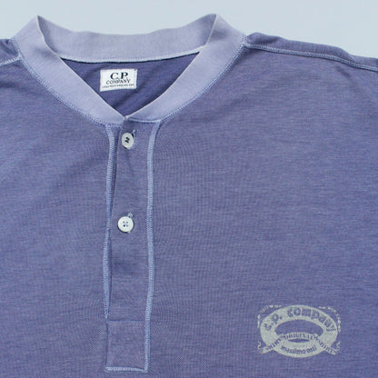 S/S 1986 Ideas From Massimo Osti C.P. COMPANY Long Sleeve Henley T-shirt